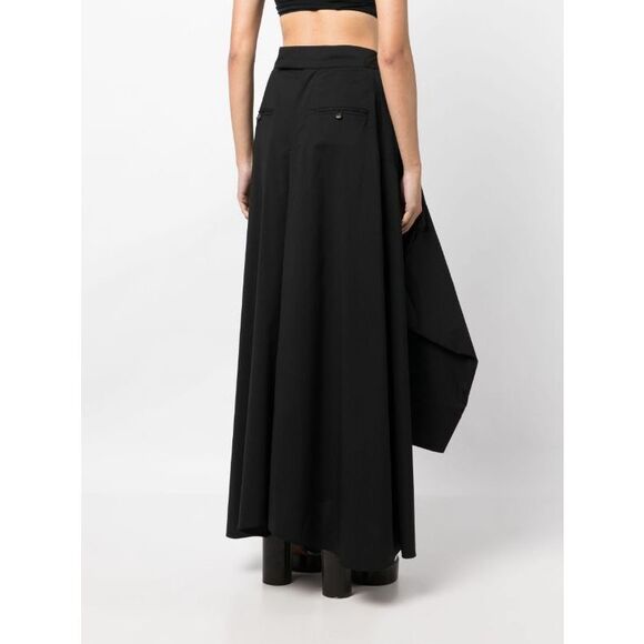 A.W.A.K.E Mode Asymmetrical Ruffle Maxi Skirt Size FR 34 / US 2 $1560 - Picture 3 of 14